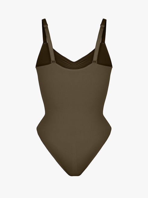 Well-in Vogue Seamless Chest Support Waist Control Shapewear Bodysuit